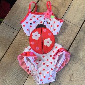 Baby girl swimsuit 12 mos.